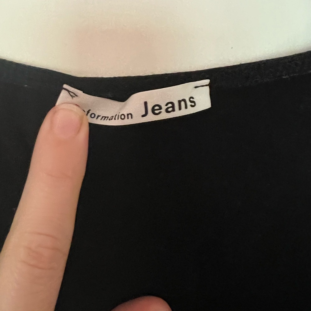 Reformation Rou Midi Fit & Flare Dress – Size Small, Classic Black - Picture 6 of 8